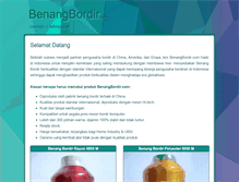 Tablet Screenshot of benangbordir.com